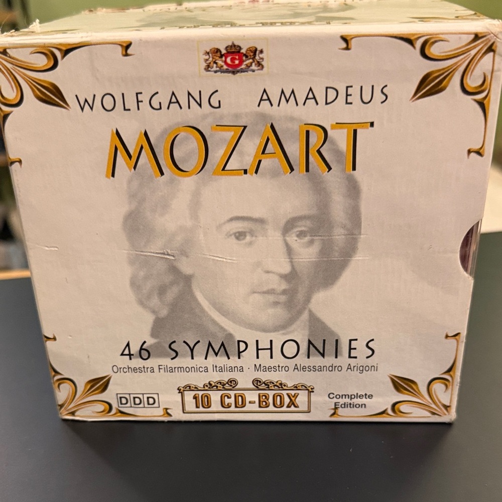 GALA W.A. Mozart 46 Symphonies CD Set - Multi-Color Spines